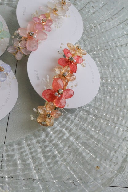 Hydrangea Hair Barrette No.47