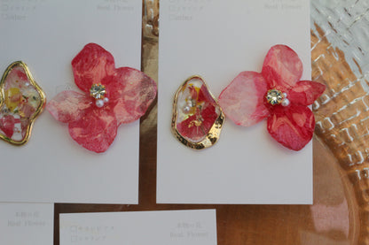 Hydrangea and Flower Medallion No.5 パーツ選べます。