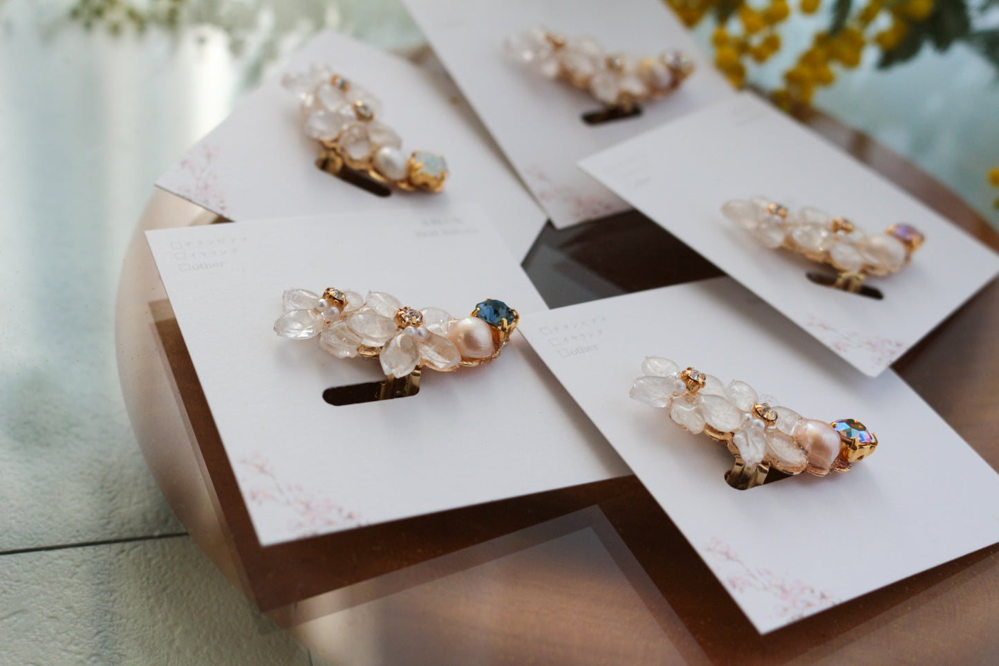 Someiyoshino Doule Sakura Ear-cuff  White  "Left"