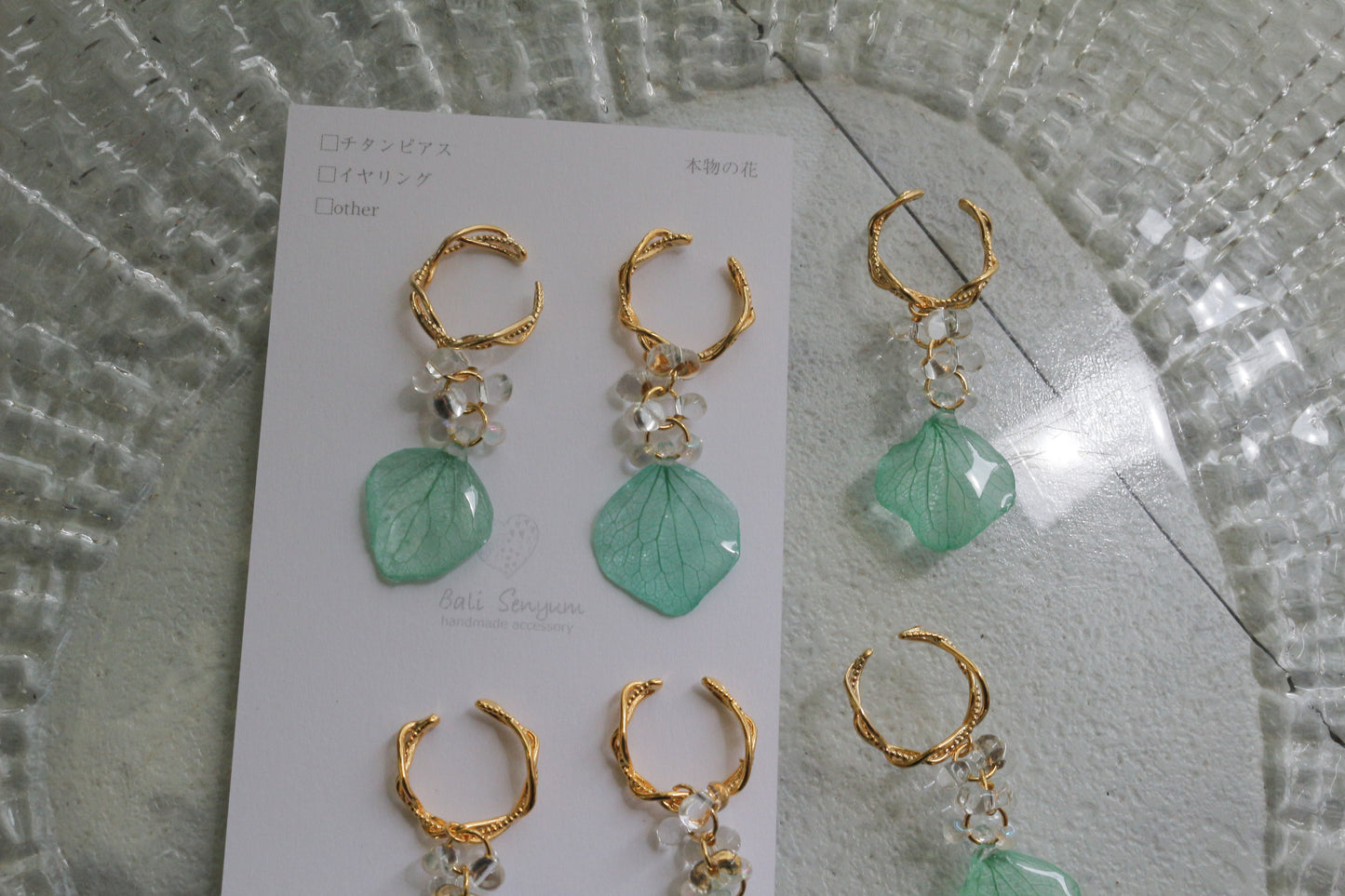Floral Tsubu Ear-cuff - No.2
