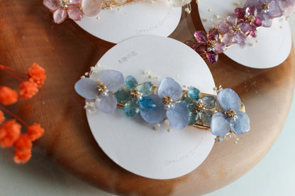 Hydrangea Big Hair-Clip No.3