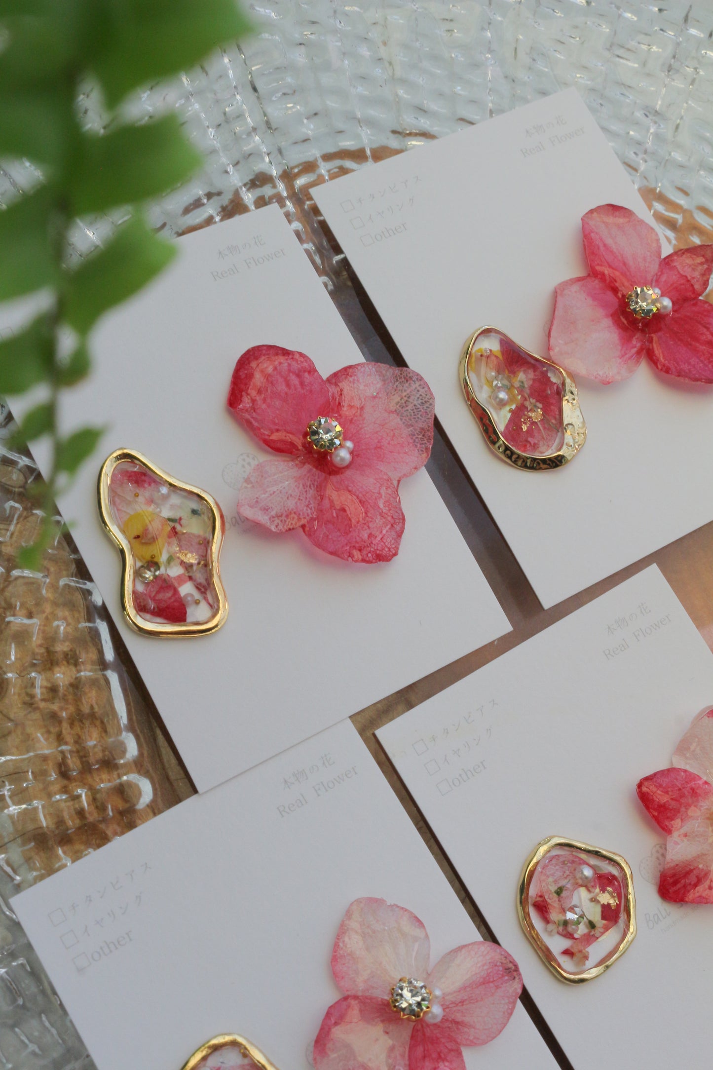 Hydrangea and Flower Medallion No.5 パーツ選べます。