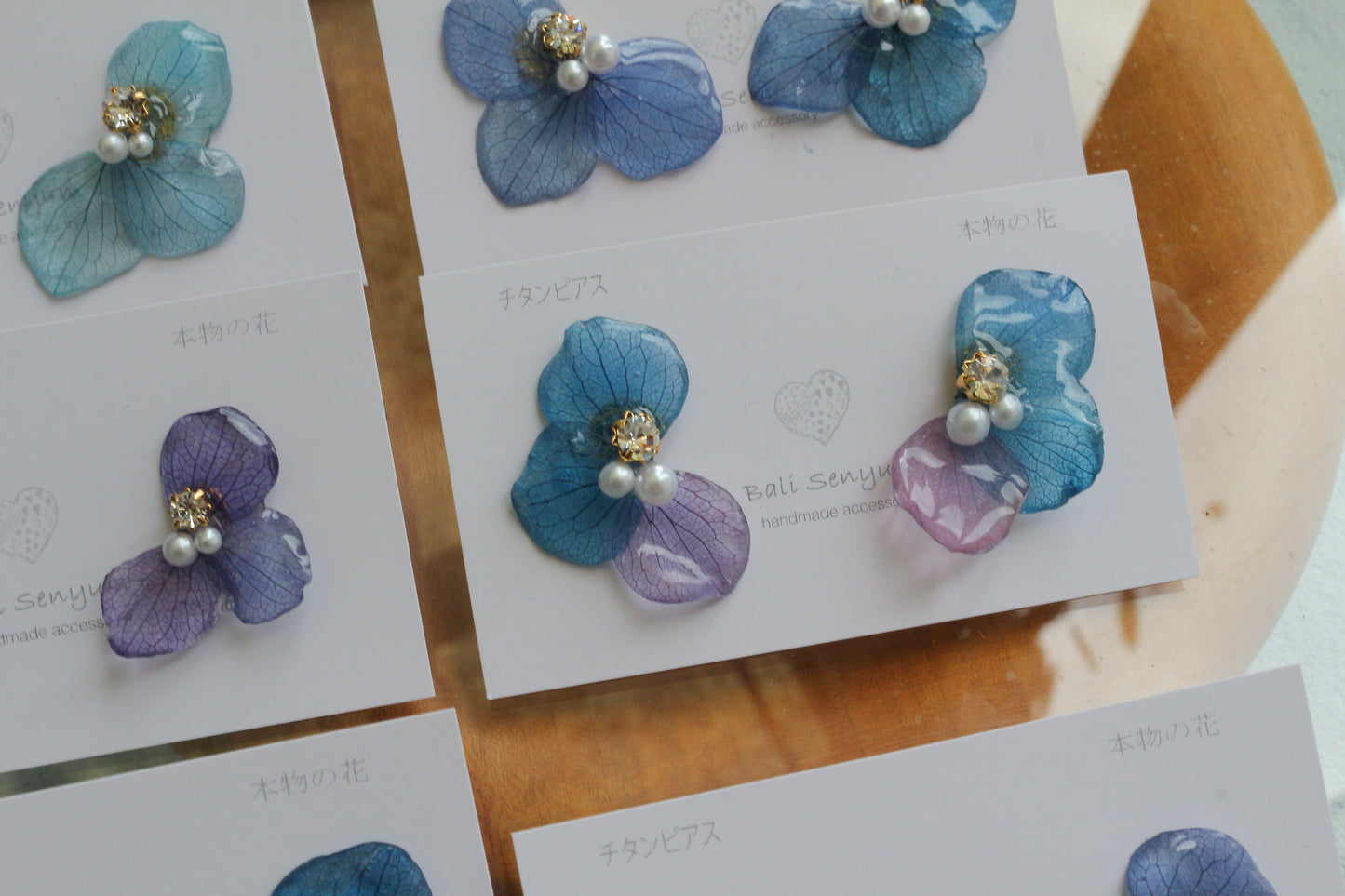 Hydrangea Wing No.145- Titanium Pierce(ピアス）