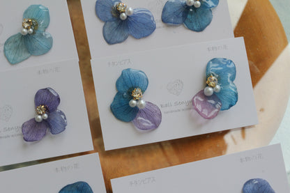 Hydrangea Wing No.145- Titanium Pierce(ピアス）