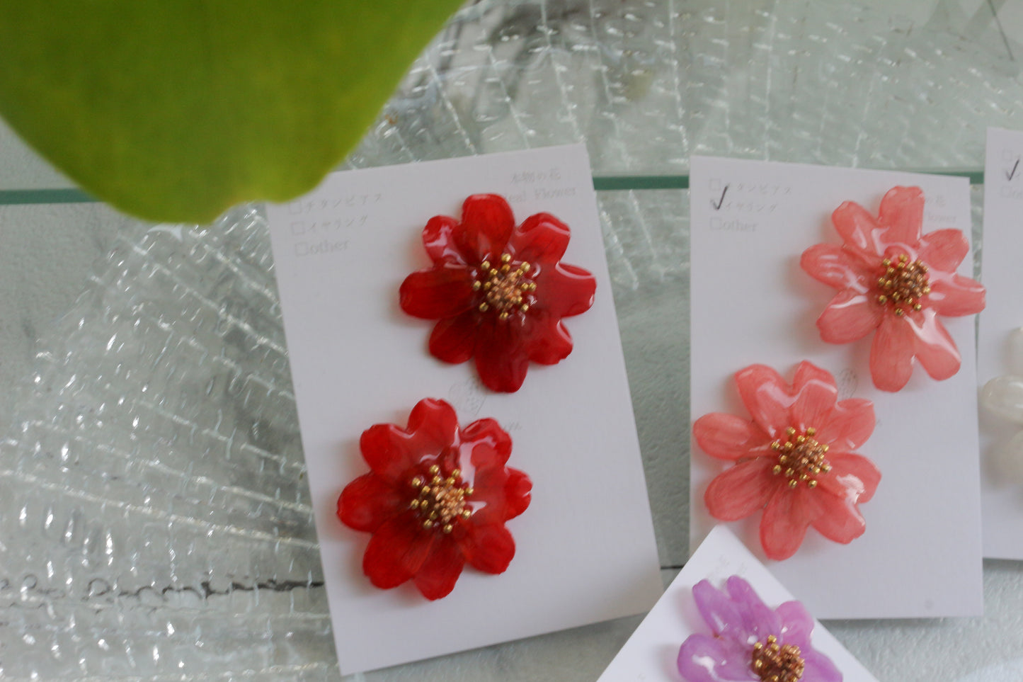 Cosmos Earrings 2026  Clip-on イヤリング　No.2