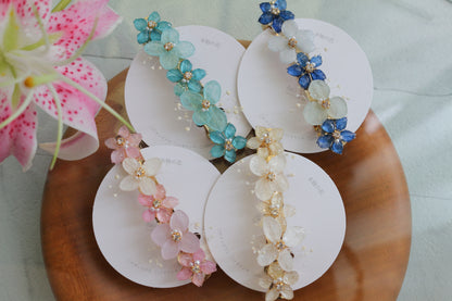 Hydrangea Hair Barrette No.35