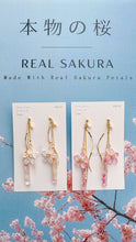 Sakura with Stick Earrings No.1