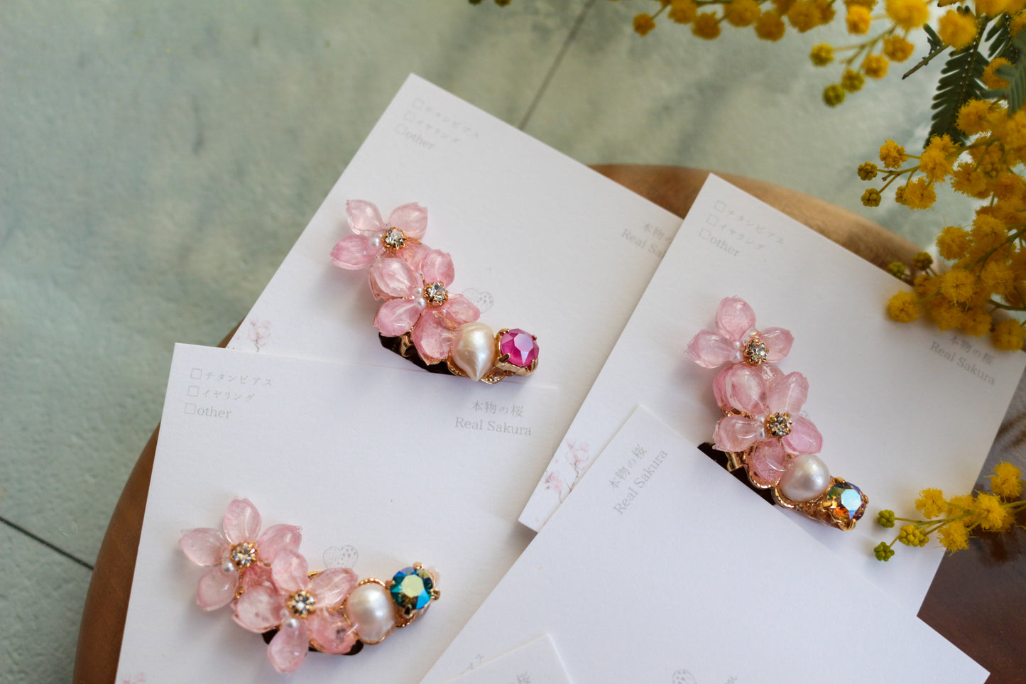 Someiyoshino Doule Sakura Ear-cuff Pink "Left"