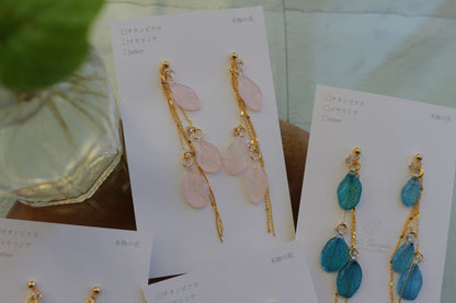 Hydrangea TSUBU2 Earring -  No.1