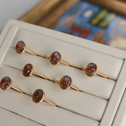 Gogh Inspired Ring No.1 - ゴッホの寝室