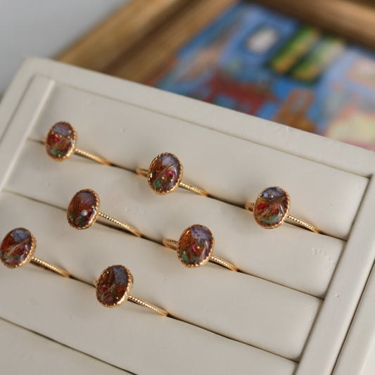 Gogh Inspired Ring No.1 - ゴッホの寝室