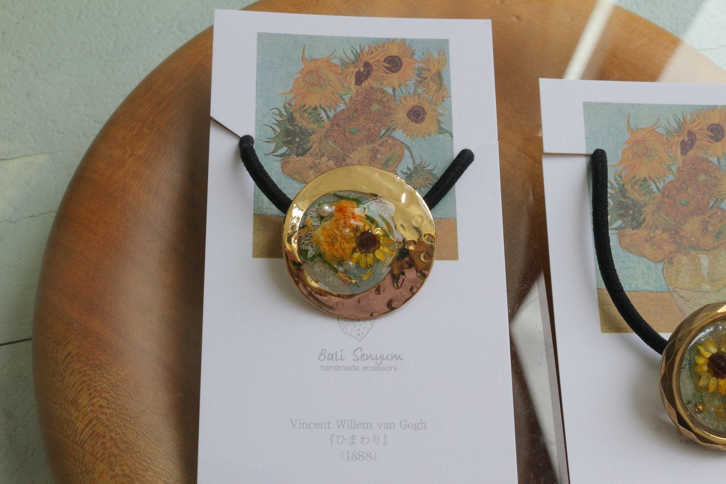 Gogh's Inspired Hair tie - ひまわり