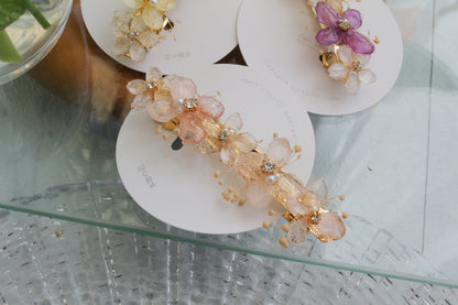 Hydrangea Hair Barrette No.46