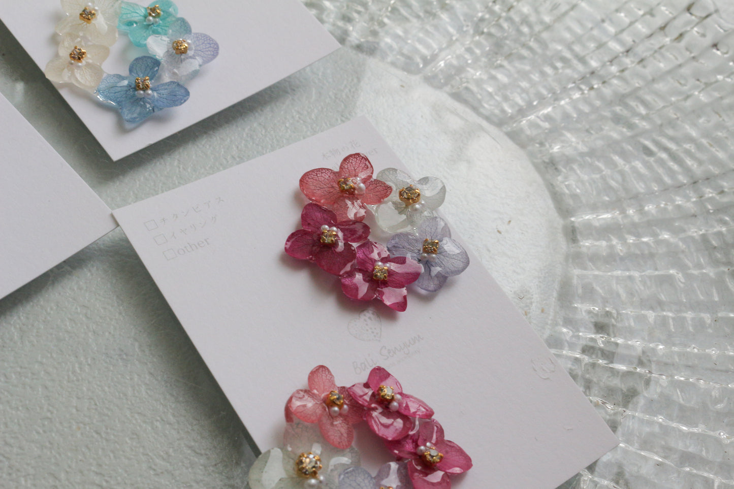 En Flower Earring 円と縁- ピアス or イヤリング　No.2