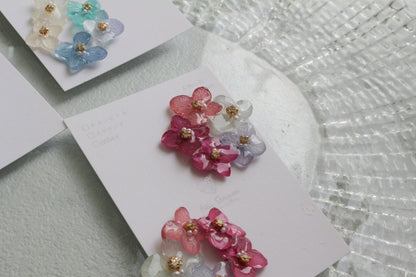 En Flower Earring 円と縁- ピアス or イヤリング　No.2