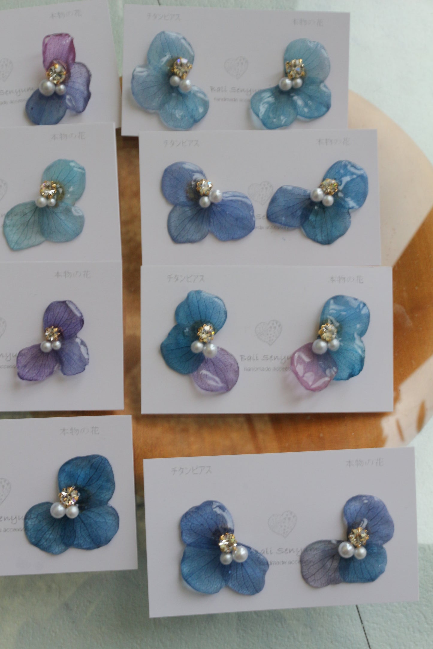 Hydrangea Wing No.145- Titanium Pierce(ピアス）