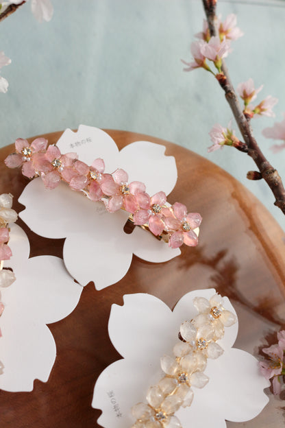 Six Someiyoshino Sakura Hair Barrette #S038