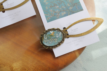 Gogh Inspired Flower Book Mark No.1 - アーモンドの花