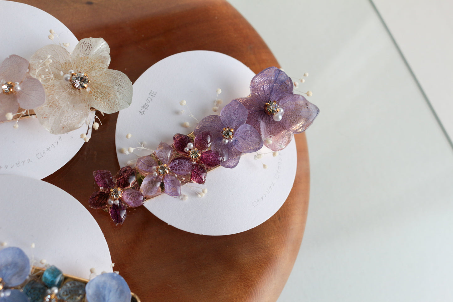 Hydrangea Big Hair-Clip No.3