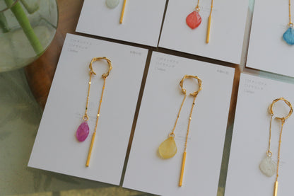 U Hydrangea Ear-Cuff No.1