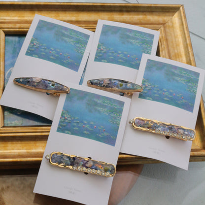 Monet's Inspired Hair Clip No.2 - 睡蓮