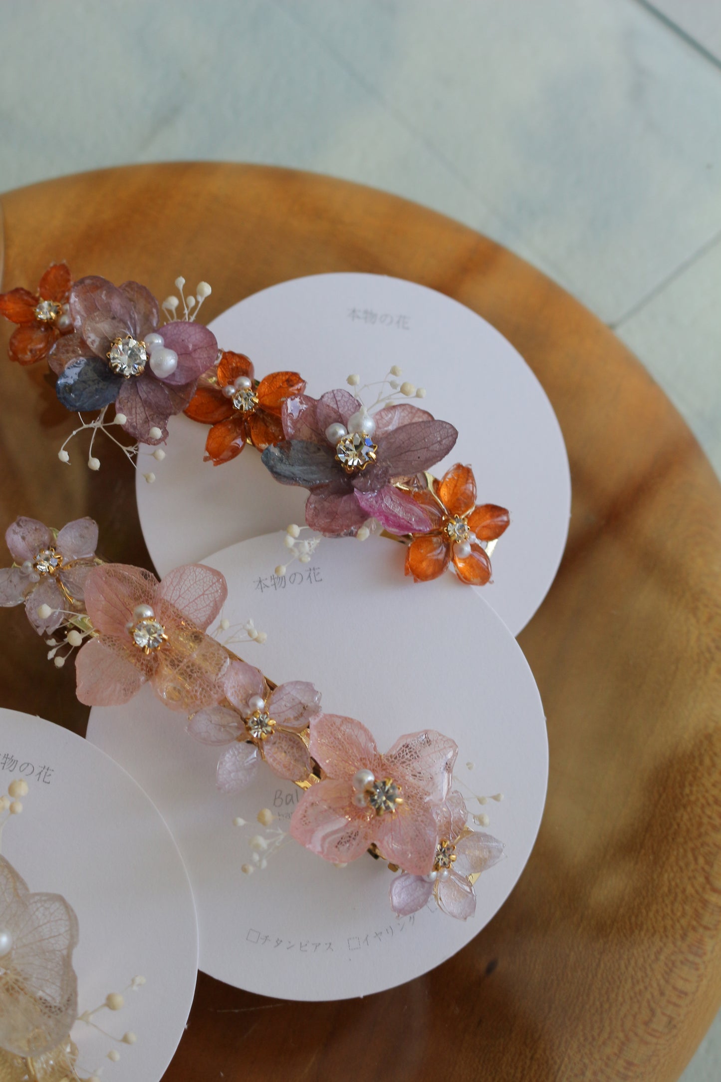 Hydrangea Hair Barrette No.41