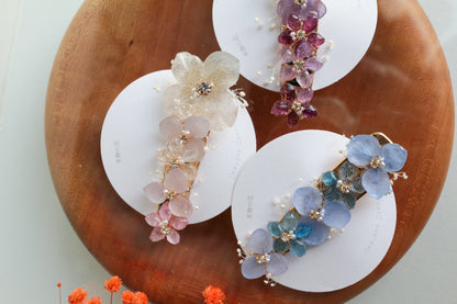 Hydrangea Big Hair-Clip No.3