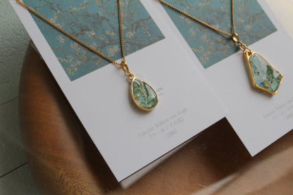 Gogh's Almond Tree in Blossom Inspired Necklace - アーモンドの花
