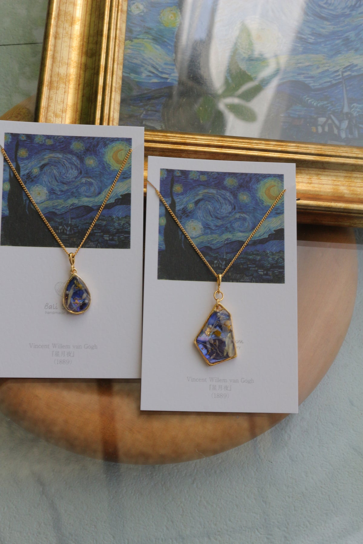 Gogh's The Starry Night Inspired Necklace - 星月夜