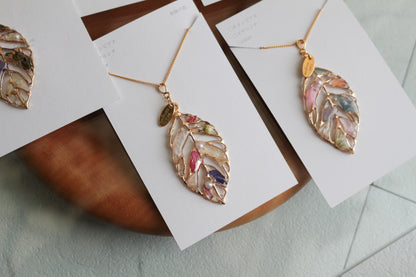 Leaf Necklace 60cm  No.14