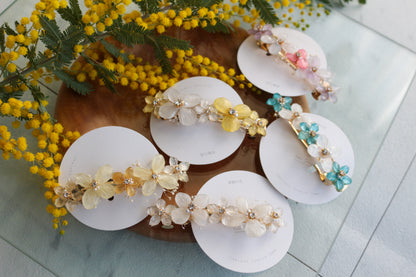 Hydrangea Hair Barrette No.45