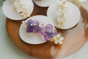 Hydrangea Hair Barrette No.23