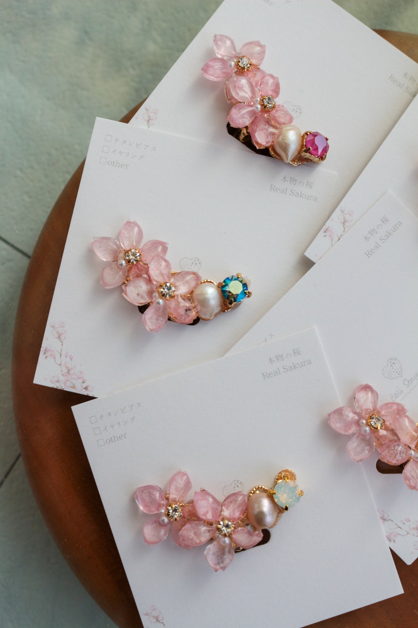 Someiyoshino Doule Sakura Ear-cuff Pink "Left"