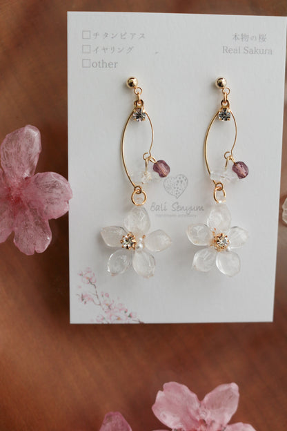 Someiyoshino Sakura Hanami Earrings