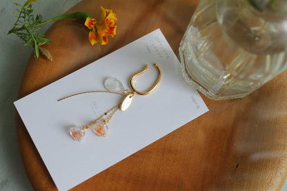 Floral Ear-cuff - 残暑の風