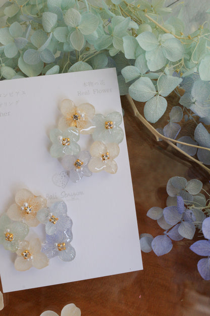 En Flower Earring 円と縁- Titanium Pierce(チタンピアス ）No.1