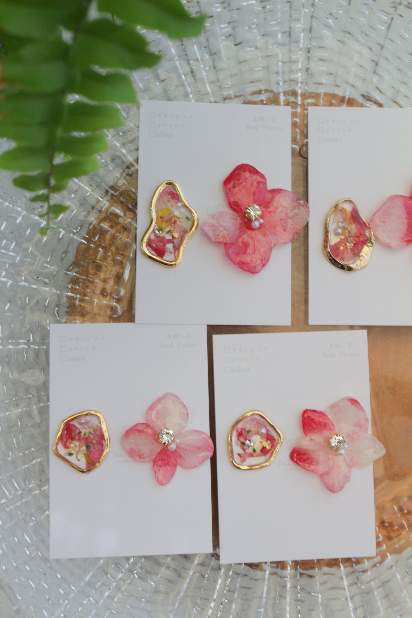Hydrangea and Flower Medallion No.5 パーツ選べます。