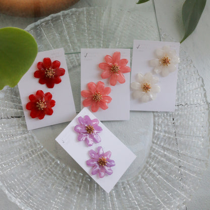 Cosmos Earrings 2026  Clip-on イヤリング　No.2