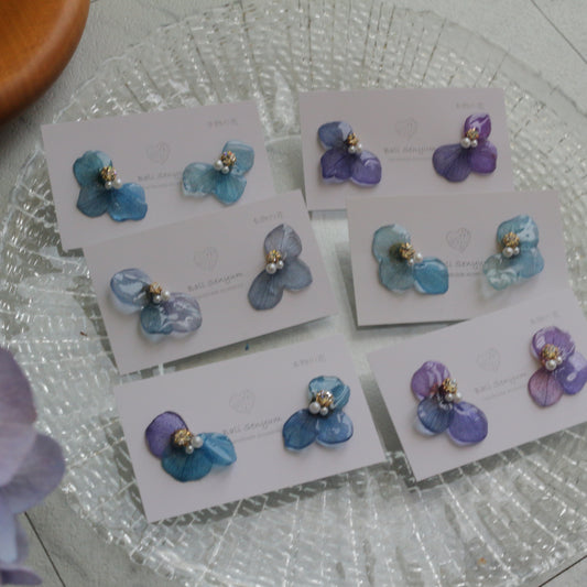 Hydrangea Wing No.145- Titanium Pierce(ピアス）