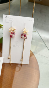 Christmas Present Earrings with Jingle Balls #23