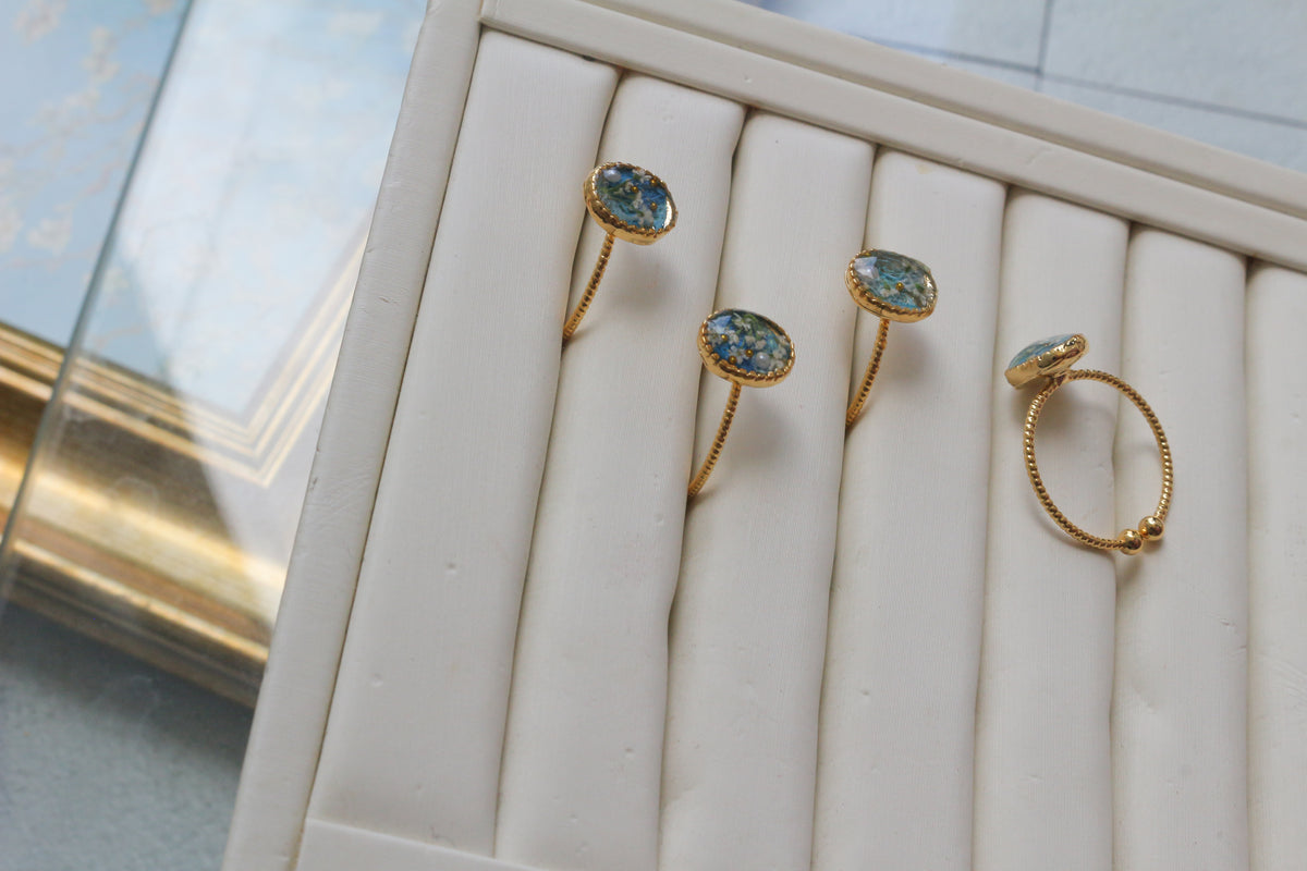 Gogh Almond Tree in Blossom Inspired Ring No.1 - アーモンドの花