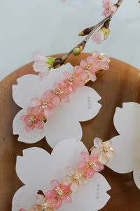 Six Someiyoshino Sakura Hair Barrette #S038