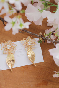 Three Layer Flower Earrings