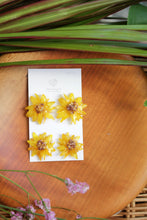 Sunflower Earrings with Beads