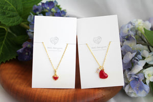 Heart and Gem Necklace