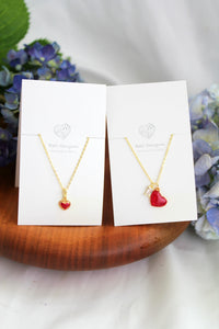 Heart and Gem Necklace