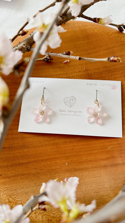 Dangling Someyoshino Sakura Earrings- Small #S020