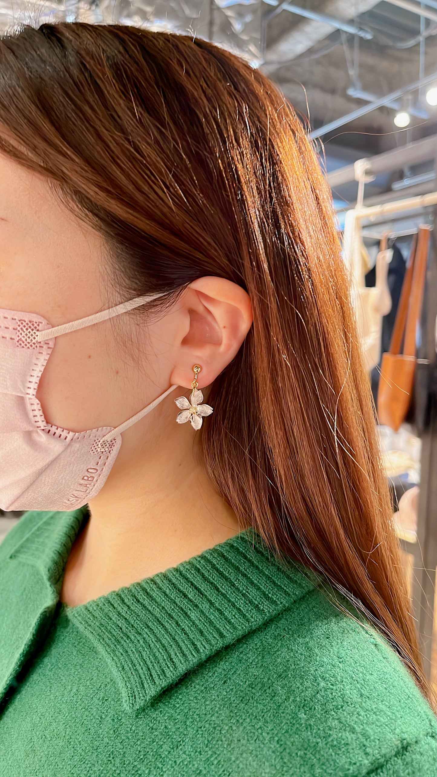 Dangling Someyoshino Sakura Earrings- Small #S020