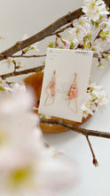 Triangular Floral Earrings With Someiyoshino 2023 #S014